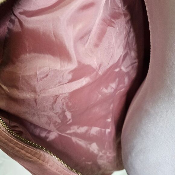 Miss London Black Label Mauve Pink Lightweight Jacket Size Large - Picture 9 of 11